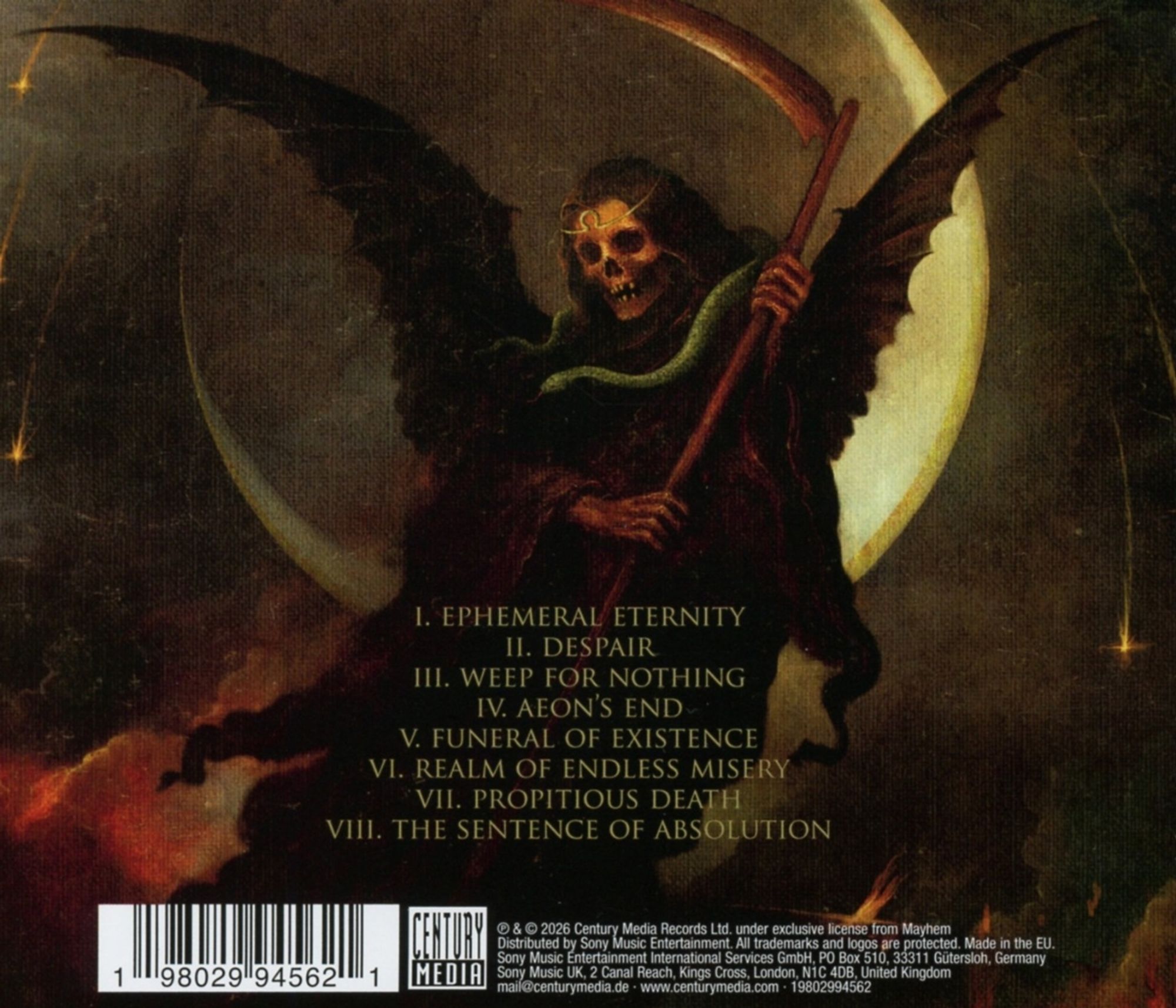 Mayhem - Liturgy of seath CD