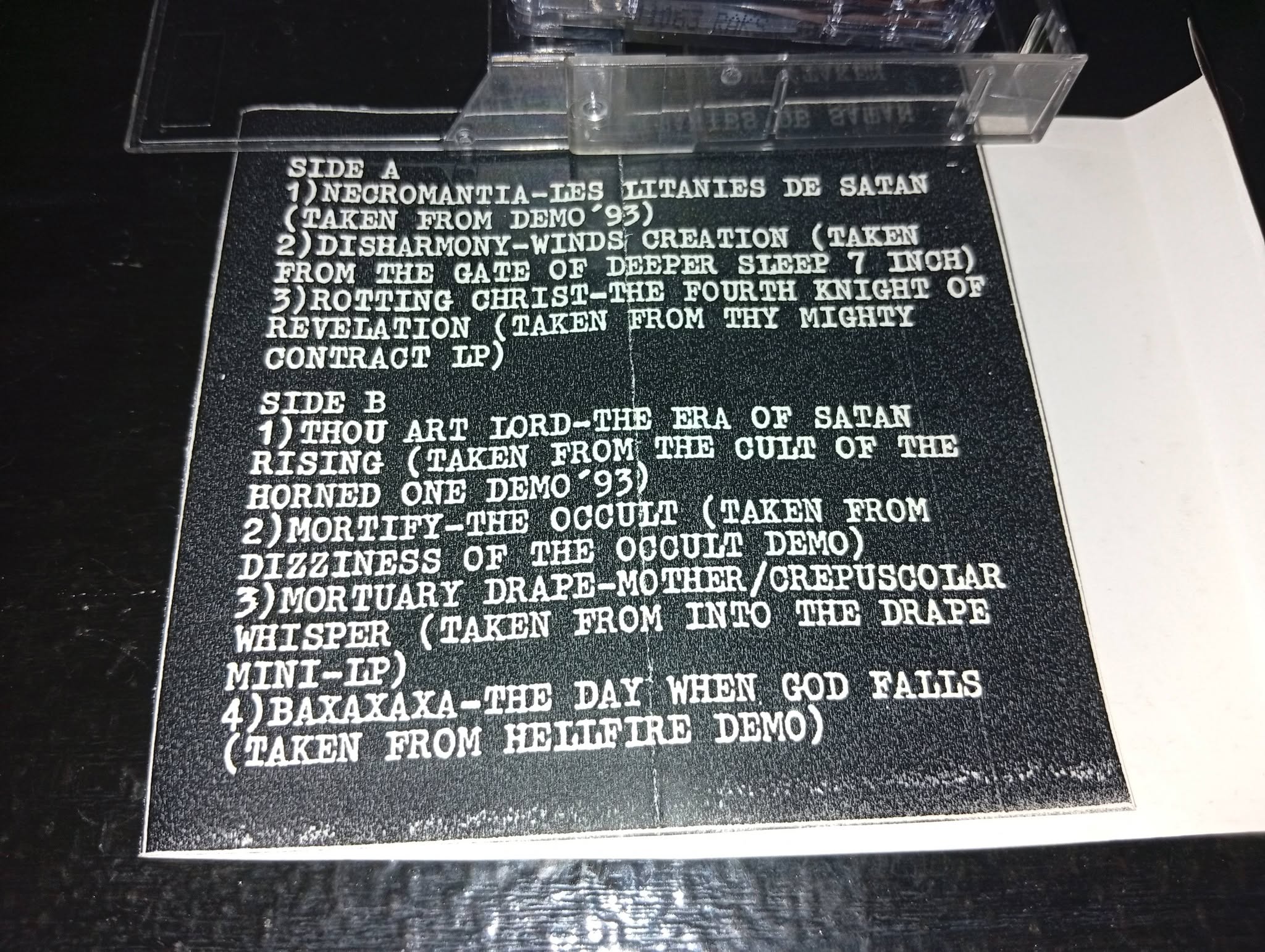 Dismember Compilation Volume One Cassette