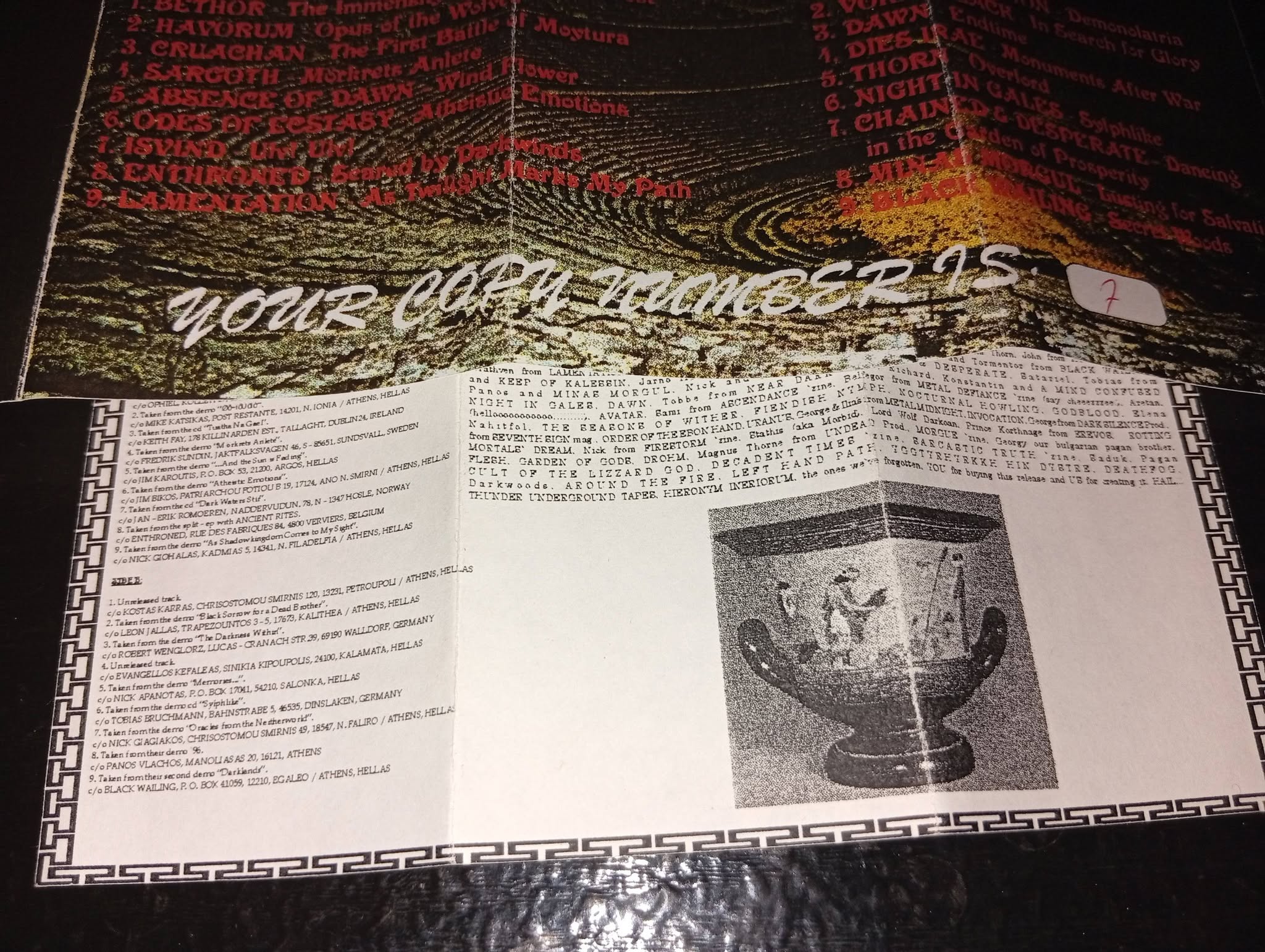 Various - Ancient Tragedy zine Compilation -  Ιω Βακχε, Ευοι Cassette
