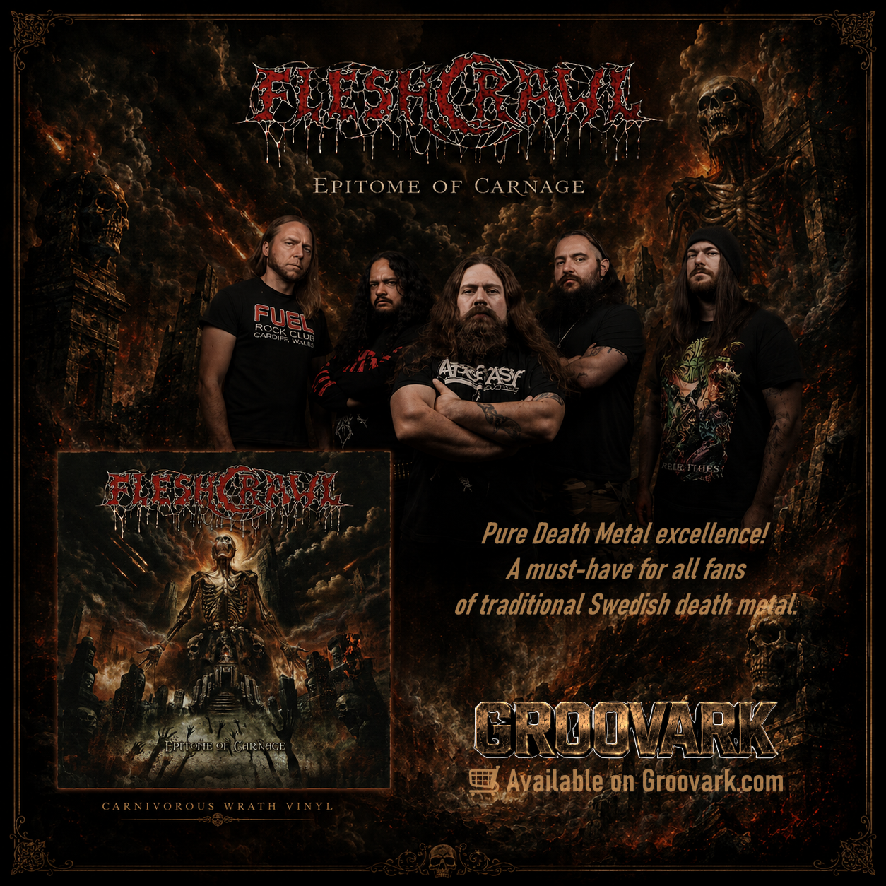 Fleshcrawl – Epitome Of Carnage Vinyl