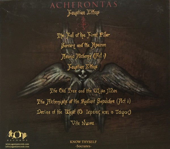 Acherontas – Faustian Ethos CD