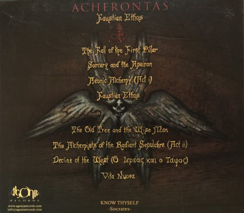 Acherontas – Faustian Ethos CD
