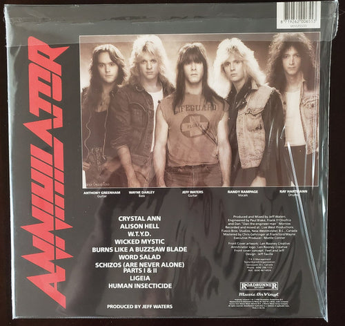 Annihilator - Alice in hell Vinyl
