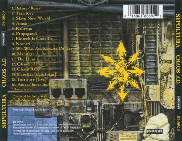 Sepultura – Chaos A.D. CD