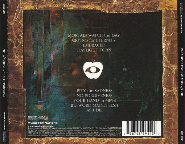 Paradise Lost – Shades Of God CD
