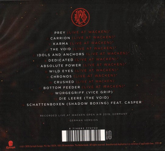 Parkway Drive – Viva The Underdogs CD - O card