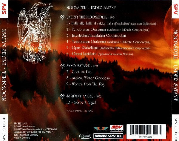 Moonspell – Under Satanæ CD