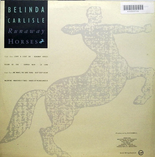 Belinda Carlisle ‎– Runaway Horses Vinyl