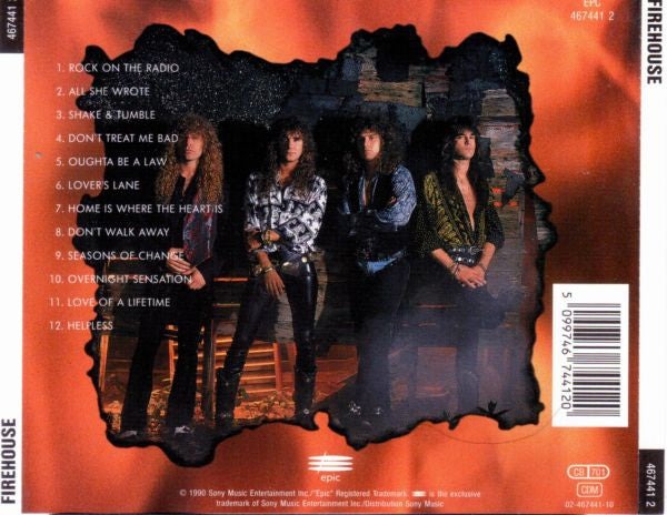 Firehouse - Firehouse CD