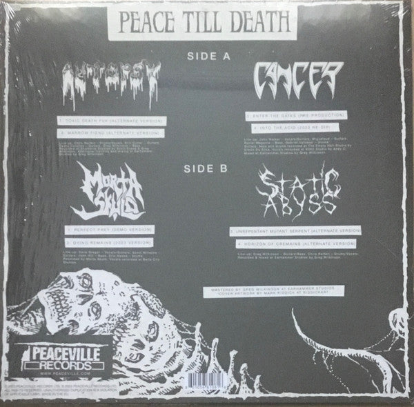Autopsy, Cancer, Morta Skuld, Static Abyss – Peace Till Death Vinyl