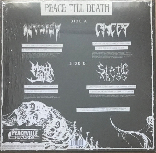 Autopsy, Cancer, Morta Skuld, Static Abyss – Peace Till Death Vinyl