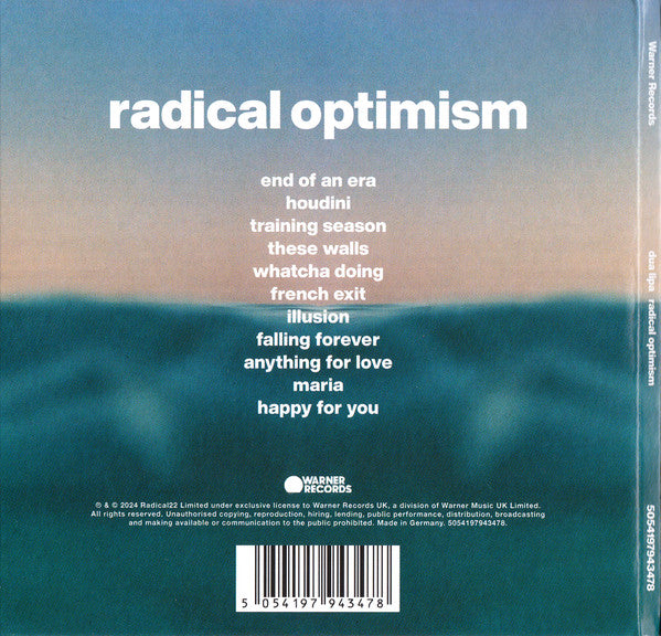 Dua Lipa – Radical Optimism CD – GROOVARK
