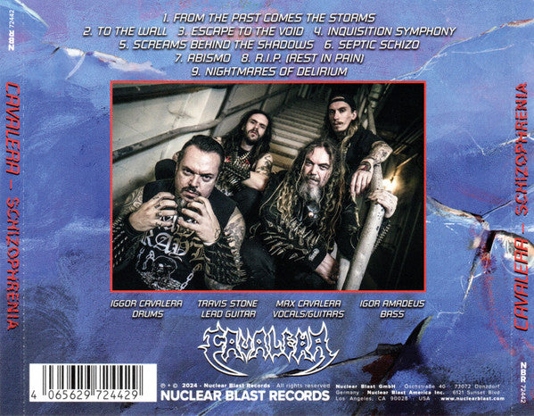 Cavalera – Schizophrenia CD