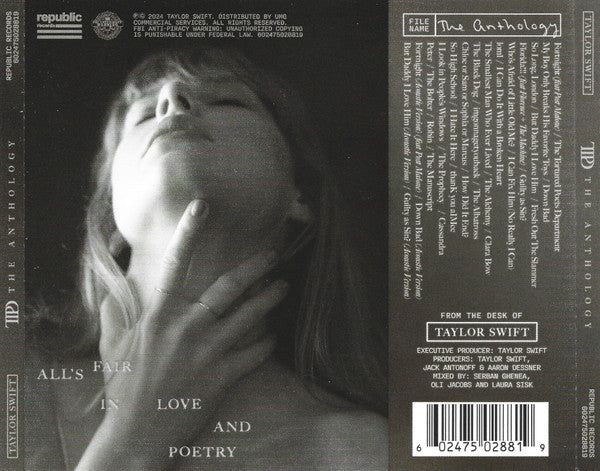 Taylor Swift – The Tortured Poets Department (The Anthology) CD x 2