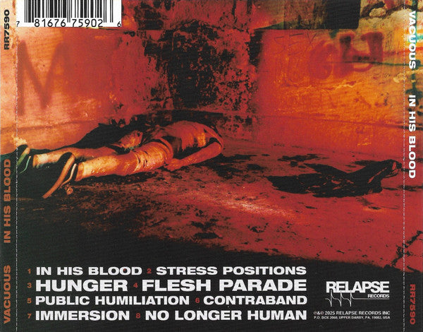 Vacuous – In His Blood CD