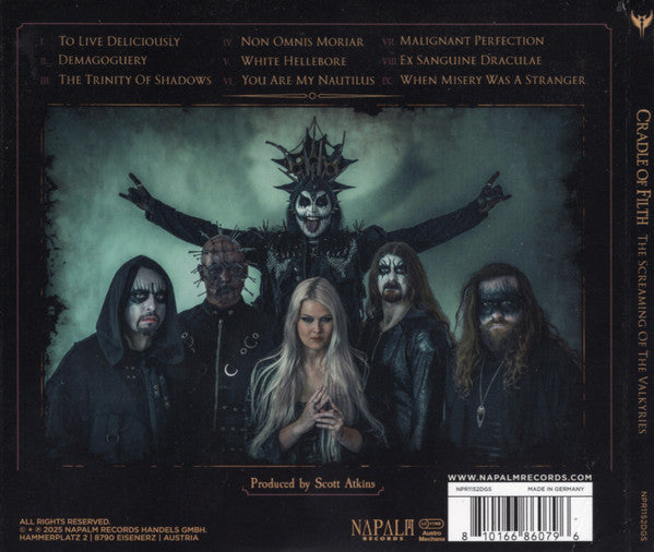Cradle of Filth - The Screaming of the Valkyries CD