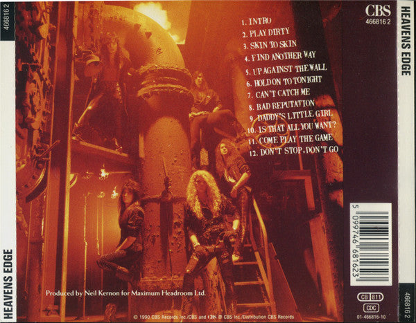 Heavens Edge ‎– Heavens Edge CD