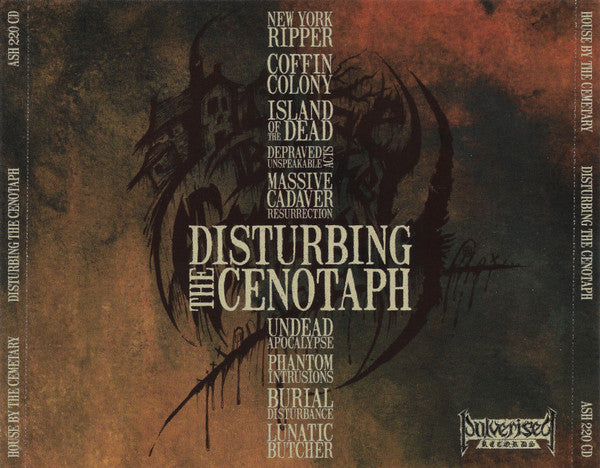 House By The Cemetary – Disturbing The Cenotaph CD