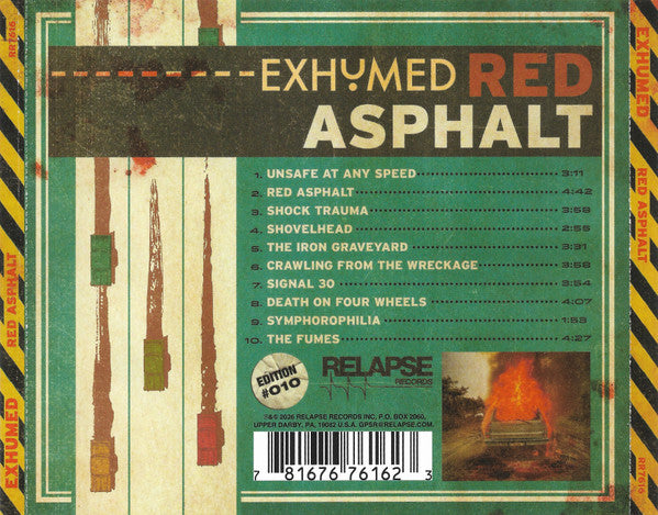 Exhumed – Red Asphalt CD