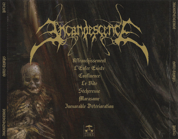 Incandescence – Hors Temps CD