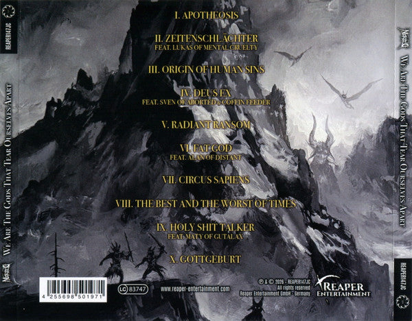 Necrotted - We Are The Gods That Tear Ourselves Apart CD