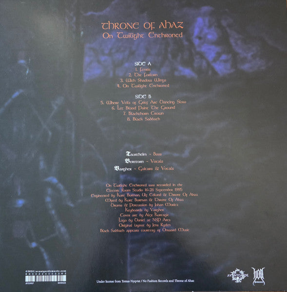 Throne Of Ahaz – On Twilight Enthroned Vinyl