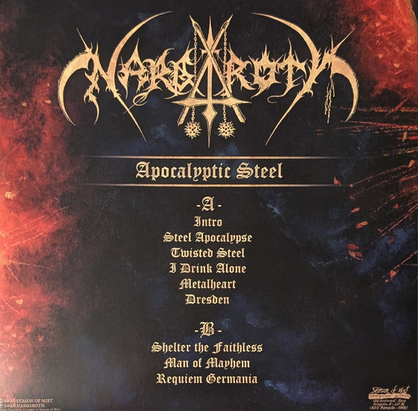 Nargaroth – Apocalyptic Steel VINYL