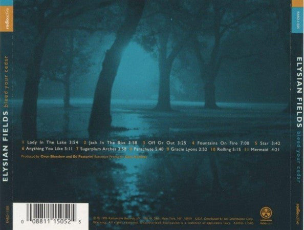 Elysian Fields – Bleed Your Cedar CD – GROOVARK