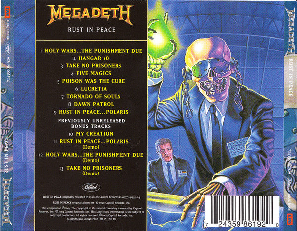 Megadeth ‎– Rust In Peace CD