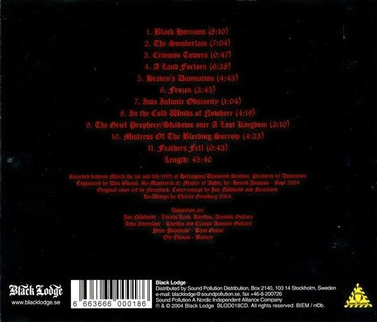 Dissection ‎– The Somberlain CD