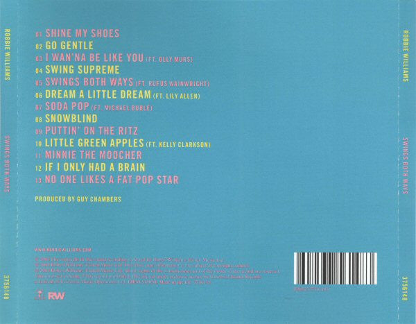 Robbie Williams ‎– Swings Both Ways CD
