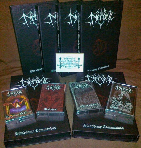 Nergal – Blasphemy Commandos Cassette x 4 Box set