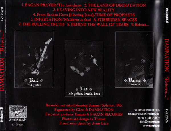Damnation – Reborn... CD