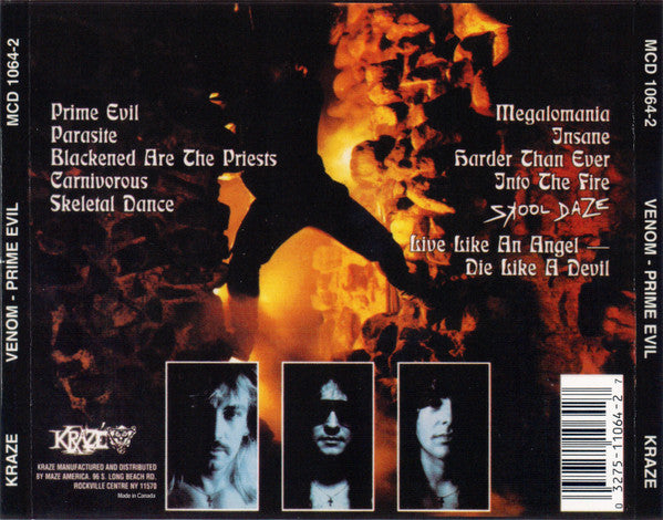 Venom - Prime Evil CD