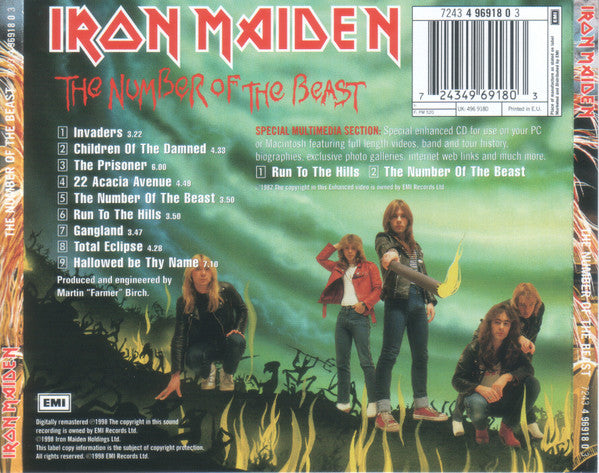 Iron Maiden - The number of the beast CD