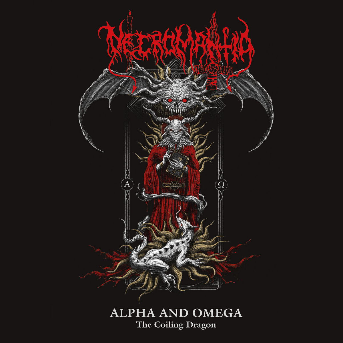 Necromantia – Alpha And Omega - The Coiling Dragon CD x 2 (A5 digibook)