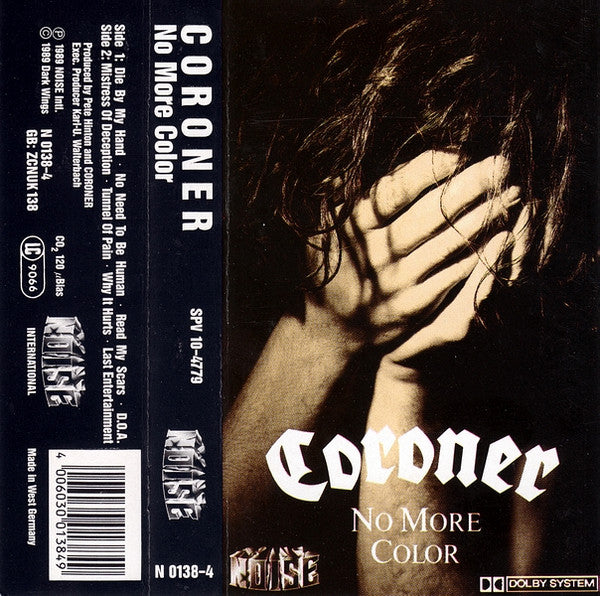 Coroner - No more colour Cassette